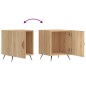 vidaXL Mesita de noche madera de ingeniería roble Sonoma 40x40x50 cm vidaXL Mesita de noche madera de ingeniería roble Sonoma 40x40x50 cm