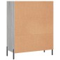 vidaXL Estantería madera de ingeniería gris Sonoma 69,5x32,5x90 cm vidaXL Estantería madera de ingeniería gris Sonoma 69,5x32,5x90 cm