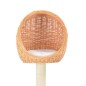 vidaXL Rascador para gatos con poste de sisal madera natural de sauce vidaXL Rascador para gatos con poste de sisal madera natural de sauce