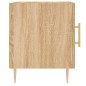 vidaXL Mesita de noche madera de ingeniería roble Sonoma 40x40x50 cm vidaXL Mesita de noche madera de ingeniería roble Sonoma 40x40x50 cm