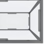 vidaXL Mesa consola vidrio templado transparente 160x35x75,5 cm vidaXL Mesa consola vidrio templado transparente 160x35x75,5 cm