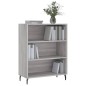 vidaXL Estantería madera de ingeniería gris Sonoma 69,5x32,5x90 cm