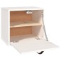 vidaXL Armario de pared de madera maciza de pino blanco 40x30x35 cm vidaXL Armario de pared de madera maciza de pino blanco 40x30x35 cm