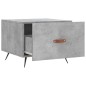 vidaXL Mesa de centro madera de ingeniería gris hormigón 50x50x40 cm vidaXL Mesa de centro madera de ingeniería gris hormigón 50x50x40 cm