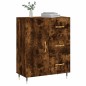 vidaXL Aparador de madera de ingeniería roble ahumado 69,5x34x90 cm vidaXL Aparador de madera de ingeniería roble ahumado 69,5x34x90 cm