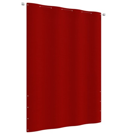 vidaXL Toldo para balcón de tela oxford rojo 160x240 cm