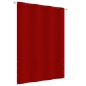 vidaXL Toldo para balcón de tela oxford rojo 160x240 cm