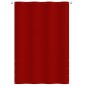 vidaXL Toldo para balcón de tela oxford rojo 160x240 cm