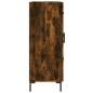 vidaXL Aparador de madera de ingeniería roble ahumado 69,5x34x90 cm