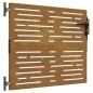 vidaXL Puerta de jardín acero corten diseño cuadrado 85x100 cm vidaXL Puerta de jardín acero corten diseño cuadrado 85x100 cm