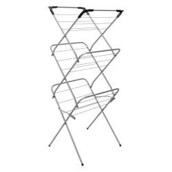 Metaltex Tendedero de 3 alturas Tec Concerto Slim 9,5 m