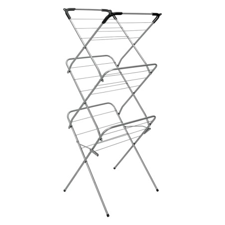 Metaltex Tendedero de 3 alturas Tec Concerto Slim 9,5 m