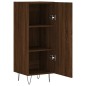 vidaXL Aparador madera de ingeniería marrón roble 34,5x34x90 cm vidaXL Aparador madera de ingeniería marrón roble 34,5x34x90 cm