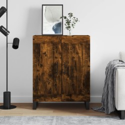 vidaXL Aparador de madera de ingeniería roble ahumado 69,5x34x90 cm