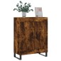 vidaXL Aparador de madera de ingeniería roble ahumado 69,5x34x90 cm vidaXL Aparador de madera de ingeniería roble ahumado 69,5x34x90 cm