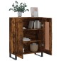vidaXL Aparador de madera de ingeniería roble ahumado 69,5x34x90 cm vidaXL Aparador de madera de ingeniería roble ahumado 69,5x34x90 cm