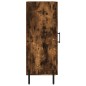vidaXL Aparador madera de ingeniería roble ahumado 34,5x34x90 cm