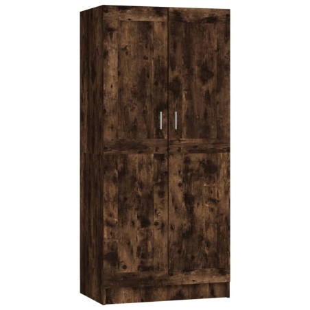 vidaXL Armario madera contrachapada roble ahumado 82,5x51,5x180 cm