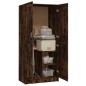 vidaXL Armario madera contrachapada roble ahumado 82,5x51,5x180 cm vidaXL Armario madera contrachapada roble ahumado 82,5x51,5x180 cm