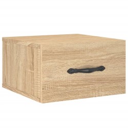 vidaXL Mesita de noche de pared color roble Sonoma 35x35x20 cm
