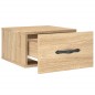 vidaXL Mesita de noche de pared color roble Sonoma 35x35x20 cm vidaXL Mesita de noche de pared color roble Sonoma 35x35x20 cm