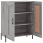 vidaXL Aparador de madera de ingeniería gris Sonoma 69,5x34x90 cm