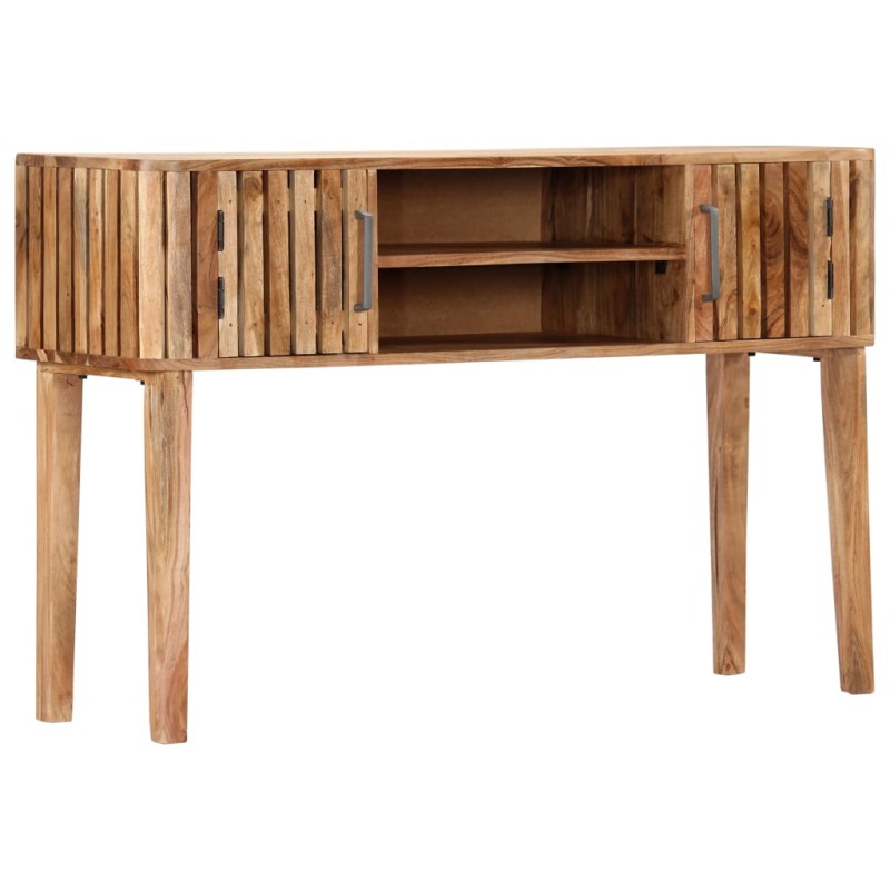 vidaXL Mesa consola de madera maciza de acacia 120x35x76 cm vidaXL Mesa consola de madera maciza de acacia 120x35x76 cm