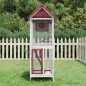 vidaXL Casita para pájaros madera maciza pino color moca 60x58,5x160cm vidaXL Casita para pájaros madera maciza pino color moca 60x58,5x160cm