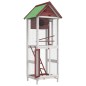 vidaXL Casita para pájaros madera maciza pino color moca 60x58,5x160cm vidaXL Casita para pájaros madera maciza pino color moca 60x58,5x160cm