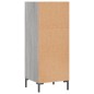 vidaXL Aparador de madera de ingeniería gris Sonoma 34,5x32,5x90 cm vidaXL Aparador de madera de ingeniería gris Sonoma 34,5x32,5x90 cm