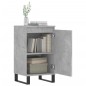vidaXL Aparador madera de ingeniería gris hormigón 40x35x70 cm vidaXL Aparador madera de ingeniería gris hormigón 40x35x70 cm