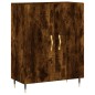 vidaXL Aparador de madera de ingeniería roble ahumado 69,5x34x90 cm vidaXL Aparador de madera de ingeniería roble ahumado 69,5x34x90 cm