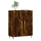 vidaXL Aparador de madera de ingeniería roble ahumado 69,5x34x90 cm vidaXL Aparador de madera de ingeniería roble ahumado 69,5x34x90 cm