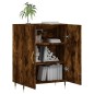 vidaXL Aparador de madera de ingeniería roble ahumado 69,5x34x90 cm vidaXL Aparador de madera de ingeniería roble ahumado 69,5x34x90 cm