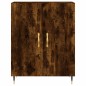 vidaXL Aparador de madera de ingeniería roble ahumado 69,5x34x90 cm vidaXL Aparador de madera de ingeniería roble ahumado 69,5x34x90 cm