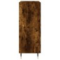 vidaXL Aparador de madera de ingeniería roble ahumado 69,5x34x90 cm vidaXL Aparador de madera de ingeniería roble ahumado 69,5x34x90 cm
