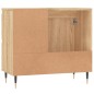 vidaXL Armario de baño madera contrachapada roble Sonoma 65x33x60 cm vidaXL Armario de baño madera contrachapada roble Sonoma 65x33x60 cm