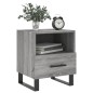 vidaXL Mesitas noche 2 uds madera ingeniería gris Sonoma 40x35x47,5 cm vidaXL Mesitas noche 2 uds madera ingeniería gris Sonoma 40x35x47,5 cm
