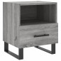 vidaXL Mesitas noche 2 uds madera ingeniería gris Sonoma 40x35x47,5 cm vidaXL Mesitas noche 2 uds madera ingeniería gris Sonoma 40x35x47,5 cm