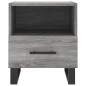 vidaXL Mesitas noche 2 uds madera ingeniería gris Sonoma 40x35x47,5 cm vidaXL Mesitas noche 2 uds madera ingeniería gris Sonoma 40x35x47,5 cm
