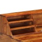 vidaXL Escritorio de madera maciza de sheesham y acero 110x50x94 cm vidaXL Escritorio de madera maciza de sheesham y acero 110x50x94 cm