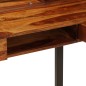 vidaXL Escritorio de madera maciza de sheesham y acero 110x50x94 cm vidaXL Escritorio de madera maciza de sheesham y acero 110x50x94 cm