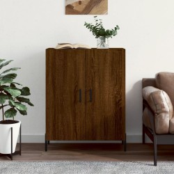 vidaXL Aparador de madera de ingeniería marrón roble 69,5x34x90 cm