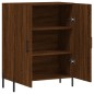 vidaXL Aparador de madera de ingeniería marrón roble 69,5x34x90 cm vidaXL Aparador de madera de ingeniería marrón roble 69,5x34x90 cm