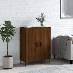 vidaXL Aparador de madera de ingeniería marrón roble 69,5x34x90 cm