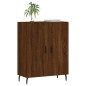 vidaXL Aparador de madera de ingeniería marrón roble 69,5x34x90 cm vidaXL Aparador de madera de ingeniería marrón roble 69,5x34x90 cm