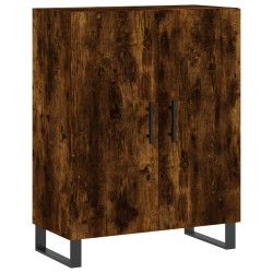 vidaXL Aparador de madera de ingeniería roble ahumado 69,5x34x90 cm