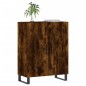 vidaXL Aparador de madera de ingeniería roble ahumado 69,5x34x90 cm vidaXL Aparador de madera de ingeniería roble ahumado 69,5x34x90 cm
