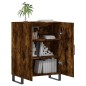 vidaXL Aparador de madera de ingeniería roble ahumado 69,5x34x90 cm vidaXL Aparador de madera de ingeniería roble ahumado 69,5x34x90 cm