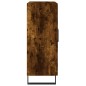 vidaXL Aparador de madera de ingeniería roble ahumado 69,5x34x90 cm vidaXL Aparador de madera de ingeniería roble ahumado 69,5x34x90 cm